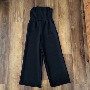 NWT a new day Black Strapless Jumpsuit